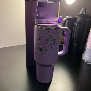 Stanley Purple Starry Mug with Straw